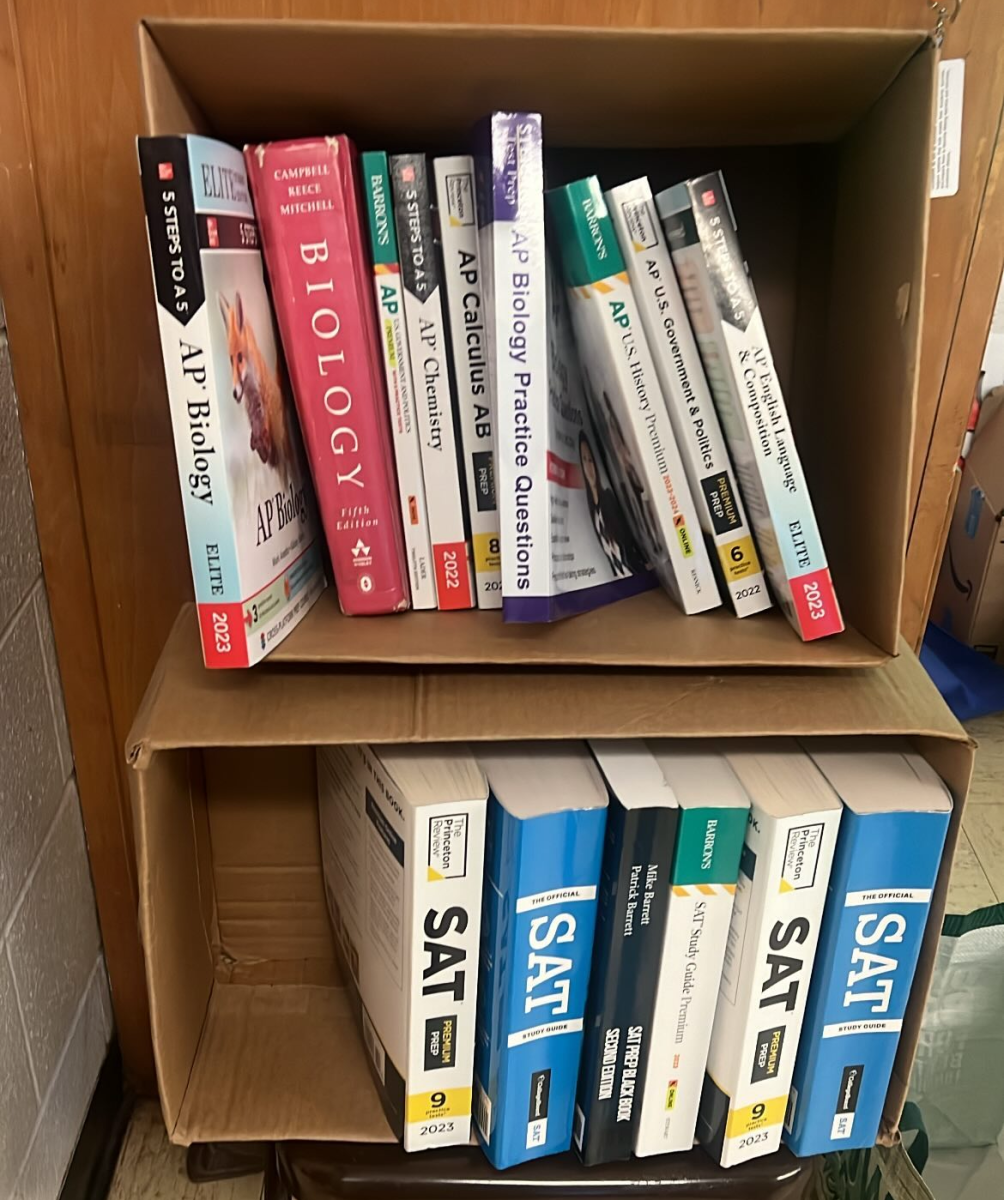 The SGA is currently holding an AP, SAT and ACT textbook drive in room 181 completely free of charge. Students can donate books and/or take them for use. 